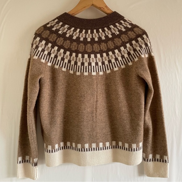 Madewell Fair Isle Frankfurt Oversized Cardigan Size XXS - Picture 7 of 9